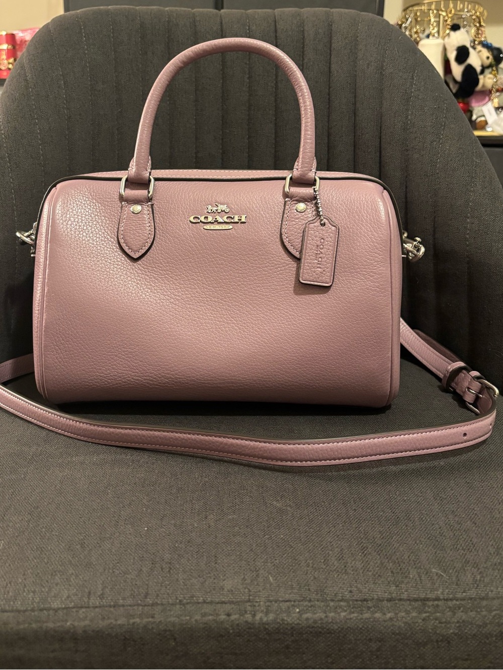 Coach Rowan Satchel in Jasmine (Medium Size)